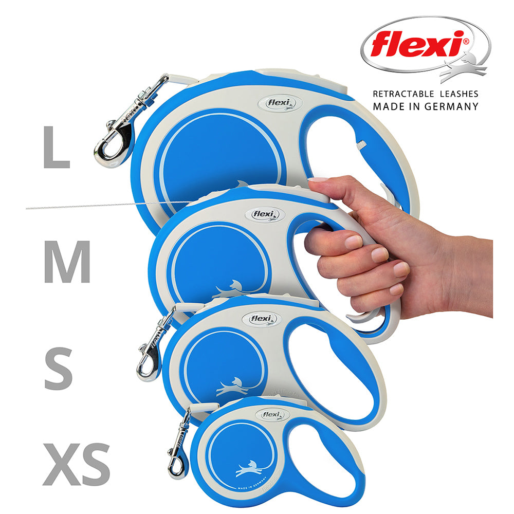 Nobby "Flexi Comfort Plus L" - 3 m, 5 m und 8 m Gurt, verstellbarer Griff