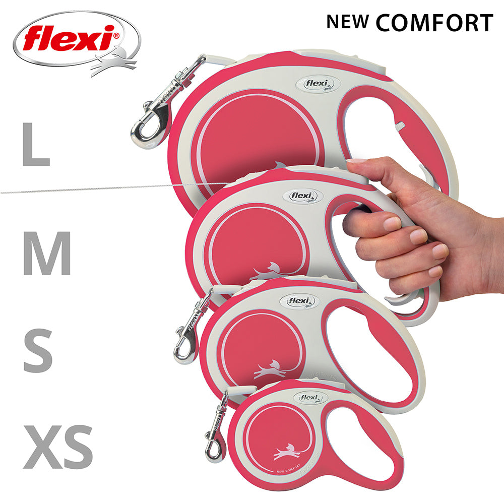 Nobby "Flexi Comfort Plus L" - 3 m, 5 m und 8 m Gurt, verstellbarer Griff