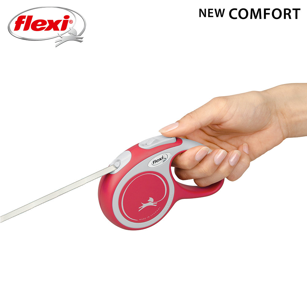 Nobby "Flexi New Comfort XS Relaunch" - 3 m, 5 m und 8 m Gurt, verstellbarer Griff