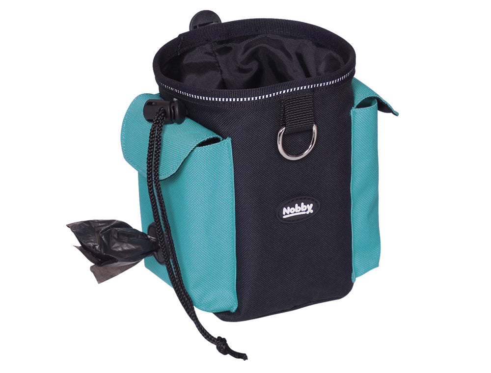 Nobby Snackbeutel 2 in 1 – Kotbeutelspender, Reflektorstreifen, Hund
